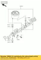 250011723, Kawasaki, medidor de montaje, velocidad, mph kawasaki klf300 4x4 300 , Nuevo