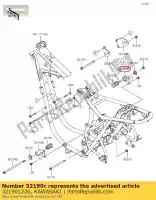 321901226, Kawasaki, staffa motore kawasaki w  a c cafe style special edition final ej800 w650 w800 street 650 800 , Nuovo