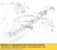 1B000620, Piaggio Group, support de clignotant droit vespa zapm808g, zapm80200, zapm8020, zapma7200, zapma78g zapma78g,  946 150 946 2013 2014 2015 2016 2017 2018 2019 2020 2021 2022, Nouveau