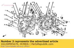 Here you can order the no description available from Honda, with part number 10220MR5670: