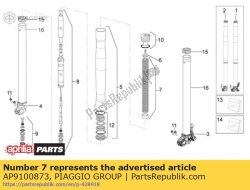 Aprilia AP9100873, Zestaw spr??yn, OEM: Aprilia AP9100873