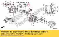 18612MCH000, Honda, pokrywa, zawór kontaktronowy honda  vt vtx 1300 1800 2002 2003 2004 2005 2006 2007 2010 2013 2017, Nowy