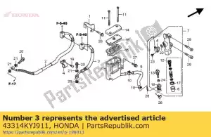 Honda 43314KYJ911 tubo comp b, rr br - Il fondo