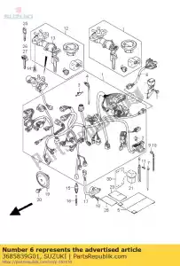 Suzuki 3685839G01 filo, pettine posteriore - Il fondo