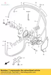 Suzuki 1641012C00 rotor, óleo p., 2n - Lado inferior