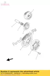 Here you can order the starter one-way assy from Yamaha, with part number 5TJ155900000: