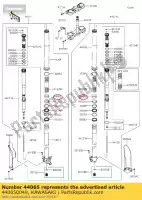 440650049, Kawasaki, forcella boccola-anteriore kx450fff kawasaki  kx 450 2015 2016 2017 2018 2019 2020 2021, Nuovo