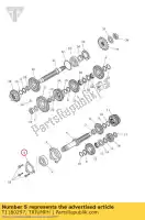 T1180297, Triumph, bearing retainer plate triumph daytona 675 from vin 381275 daytona 675 from vin 564948 daytona 675 up to vin 381274 daytona 675 vin 381275 to vin 564947 daytona 675r from vin 564948 street triple street triple from vin 560477 street triple r street triple r from vin 560477 stre, New