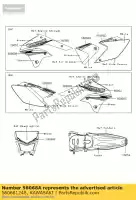 560681248, Kawasaki, pattern,shroud,upp,rh klx450a9 kawasaki klx 450 2009, New