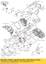 Aqui você pode pedir o junta, tampa do gerador ex300ad em Kawasaki , com o número da peça 110610793: