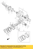 1226015F01, Suzuki, vilebrequin, l suzuki an 400 2005 2006, Nouveau