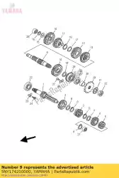 Ici, vous pouvez commander le essieu, entraînement auprès de Yamaha , avec le numéro de pièce 5NY174210000: