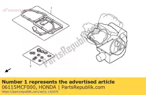 honda 06115MCF000 gasket sheet kit b (component parts) - Bottom side