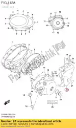 Here you can order the cvr,eng. Sprock. From Suzuki, with part number 1136140H20: