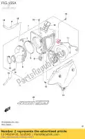 1374629F00, Suzuki, joint, air clea suzuki dr z400e z400s z400sm drz400e drz400sm 400 , Nouveau