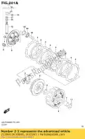 2120012K100B0, Suzuki, conjunto de engrenagens, acionado primário suzuki  125 150 2018 2019 2020, Novo