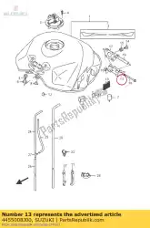 beugel comp, fu van Suzuki, met onderdeel nummer 4455008J00, bestel je hier online: