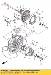 Ici, vous pouvez commander le roue coulée, arrière auprès de Yamaha , avec le numéro de pièce 42H2533801JK: