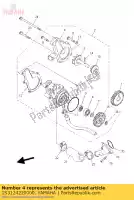 1S3124220000, Yamaha, pokrywa, obudowa yamaha  yfm 700 2006 2007 2008 2009 2010 2011 2012 2013 2014 2015 2016 2017 2018 2019 2020 2021, Nowy