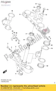 suzuki 5128829F20 guida, cavo - Il fondo