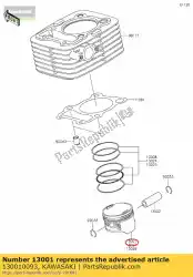 Aquí puede pedir 01 motor de pistón de Kawasaki , con el número de pieza 130010093: