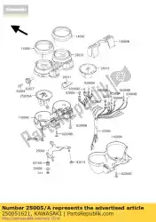 Tutaj możesz zamówić pr? Dko? Ciomierz, km / h od Kawasaki , z numerem części 250051621: