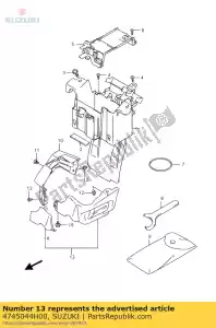 Suzuki 4745044H00 cover comp,hydr - Bottom side