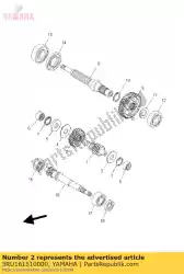 Tutaj możesz zamówić bieg, g?ówny nap? Dzany od Yamaha , z numerem części 5RU161510000: