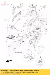 Ici, vous pouvez commander le aide, prise 2 auprès de Yamaha , avec le numéro de pièce 11DF474W0000: