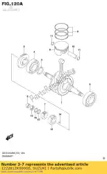 Tutaj możesz zamówić podk? Adka, wa? Korbowy, r (t:090) od Suzuki , z numerem części 1222812K000G0: