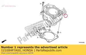 honda 12100HP7A00 cilindro comp. - Lado inferior