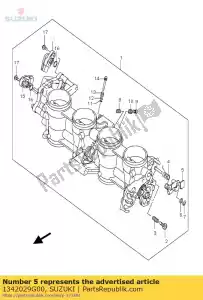 suzuki 1342029G00 conjunto de alavanca - Lado inferior