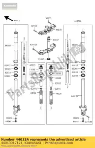 kawasaki 44013017121 wide?ki rurowe wewn?trzne, prawe, f.bla zr750 - Dół