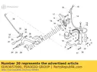 GU63657000, Piaggio Group, Interruttore moto-guzzi arabinieri california california alum tit pi cat california classic touring california ev ev touring pi california ev pi cat california ev v california ii california iii carburatori california iii carburatori carenato california iii iniezione c, Nuovo