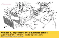 Aqui você pode pedir o mangueira a, radiador inferior em Honda , com o número da peça 19503MERR60: