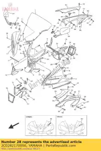 yamaha 2C0282170000 amortisseur 1 - La partie au fond