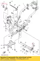 2BMF711400, Yamaha, tapón, stan principal yamaha lts125c lts125cj delight 125 , Nuevo