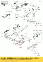 110610448, Kawasaki, gasket,54x62x30 zx1000jbf kawasaki  tr zx zzr 600 636 1000 1400 2011 2012 2013 2014 2015 2016 2017 2018 2019 2020 2021, New