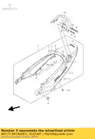 6817138G00EEU, Suzuki, emblema, sedile tai suzuki gsf 650 2007, Nuovo