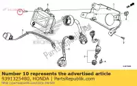 9391325480, Honda, parafuso, rosqueamento, 5x16 (po) honda  cb cbf cbr crf nsr trx vfr vtr xl 125 250 450 500 600 700 800 900 1000 1300 2000 2001 2002 2003 2004 2005 2006 2007 2008 2009 2010 2011 2012 2013 2014 2015 2017 2018 2019 2020, Novo