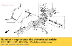 Aquí puede pedir subconjunto, rr m / c de Honda , con el número de pieza 43510K01D01: