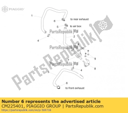 Aprilia CM225401, Zacisk w??a, OEM: Aprilia CM225401