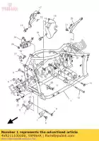 4VR211100000, Yamaha, frame comp. yamaha xvs dragstar 650, Nieuw