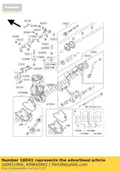 Aquí puede pedir carburador de eje zx750-n1 de Kawasaki , con el número de pieza 160411066: