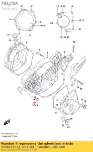 suzuki 0928212012 selo, galão de óleo - Lado inferior