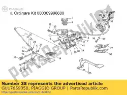 Qui puoi ordinare kit di revisione della pompa da Piaggio Group , con numero parte GU17659350: