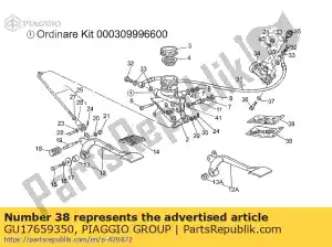 Piaggio Group GU17659350 kit de revisión de la bomba - Lado inferior