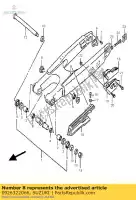 0926322066, Suzuki, lager suzuki rm 125 250 1998 1999, Nieuw