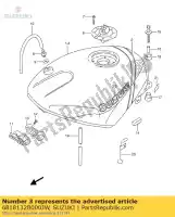 6818132B000JW, Suzuki, god?o, czo?g suzuki gsx r rg rgv 125 250 750 1991 1992, Nowy