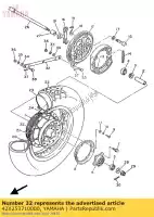 42X253710000, Yamaha, Barra, tensión yamaha xv virago xvse s 1000 1100 535 750, Nuevo